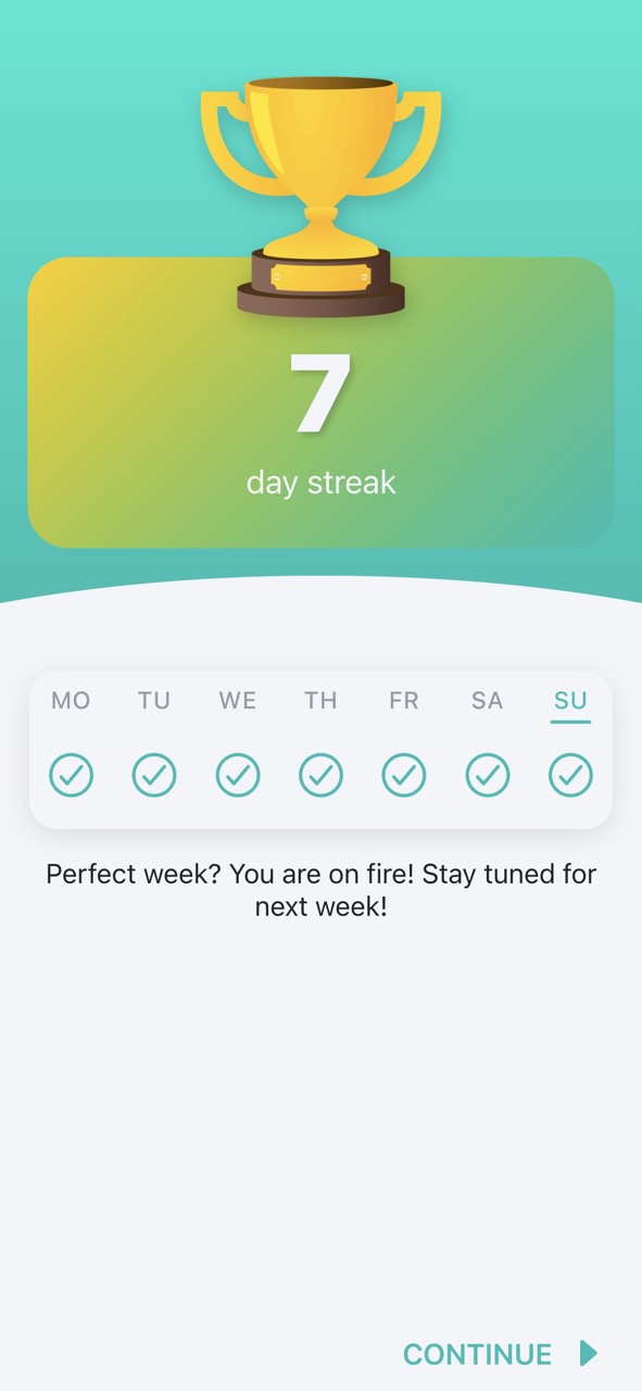 Écran de progression et d'évolution de LOGIK Duell